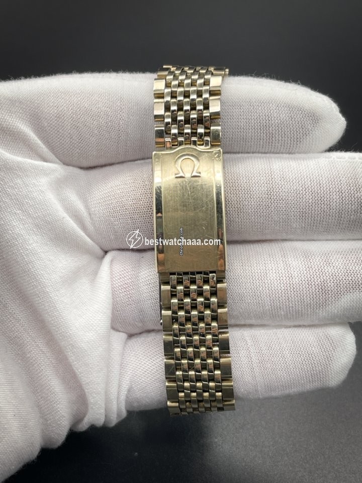 IMG_9081 Omega De Ville Mens watch Unisex Quartz Yellow gold 198.0032 Replica 4