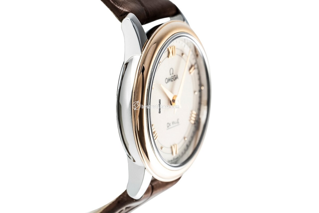 IMG_9081 Omega De Ville Prestige Womens watch Quartz Gold Steel 424.23.27.60.09.001 Replica 4