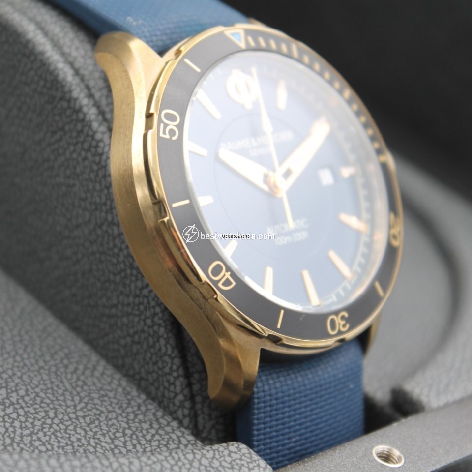 IMG_9081 Baume & Mercier Clifton Mens watch Unisex Automatic Bronze MOA10502 Replica 4
