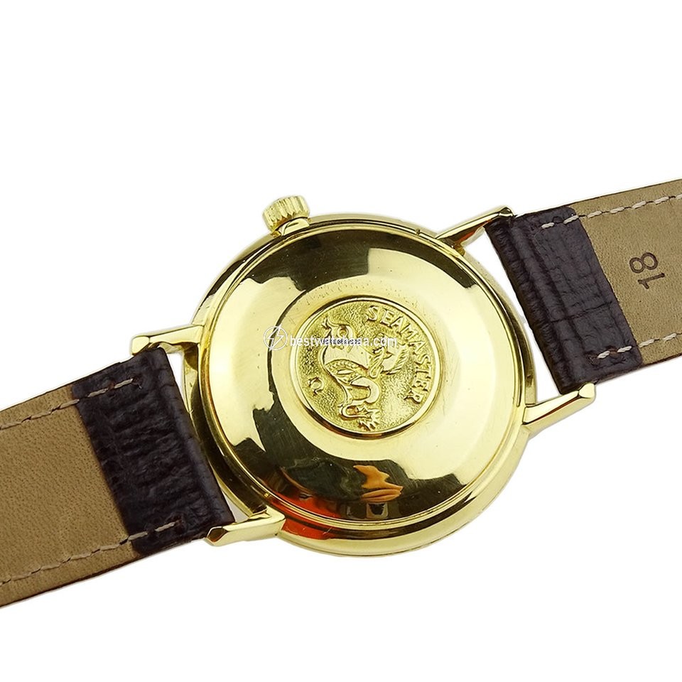 IMG_9081 Omega Seamaster DeVille Mens watch Unisex Automatic Yellow gold 165 6-5020 Replica 4