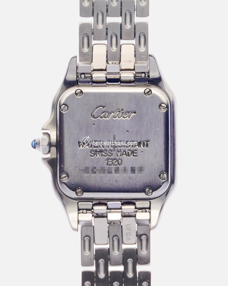 IMG_9081 Cartier Panthere Womens watch Quartz Steel 1320 Replica 4