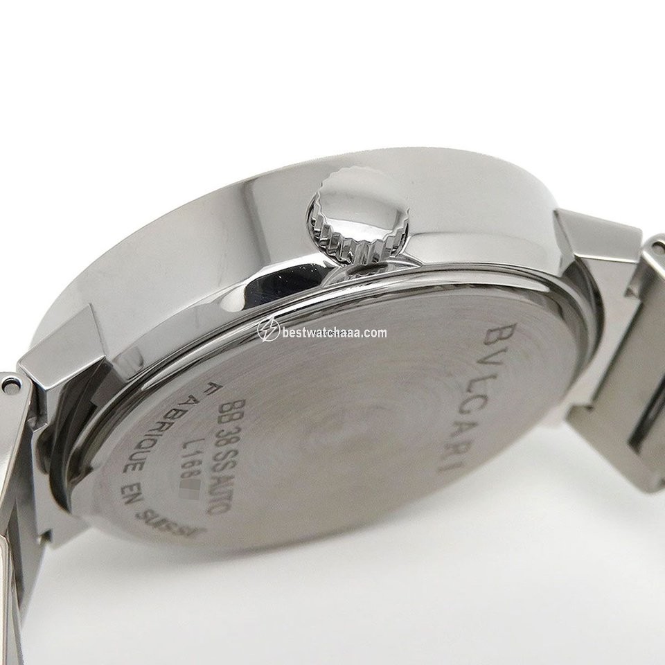 IMG_9081 Bulgari Bulgari Mens watch Unisex Automatic Steel BB38SSAUTO Replica 4