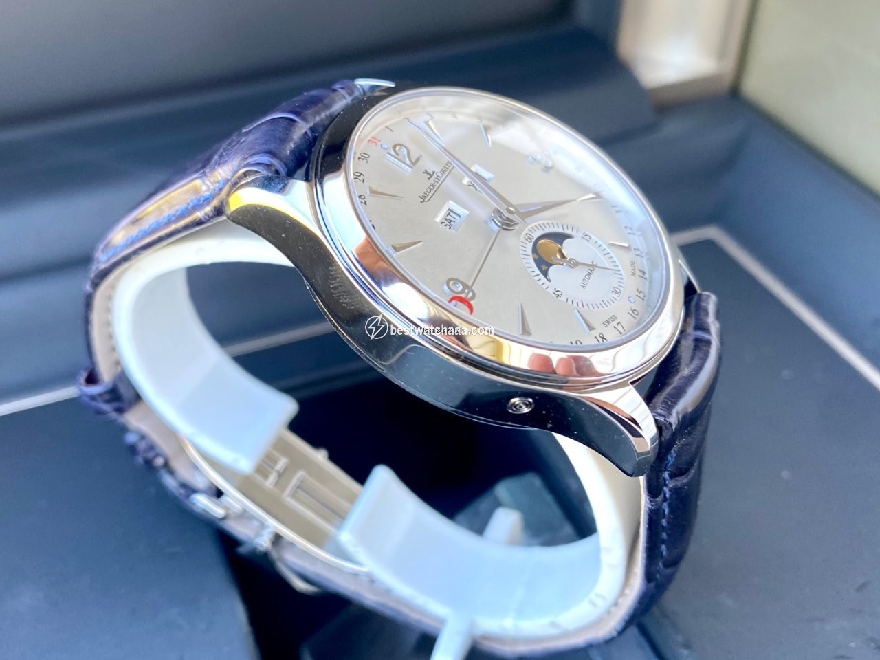 IMG_9081 Jaeger-LeCoultre Master Calendar Mens watch Unisex Automatic Steel Q1558420 Replica 4
