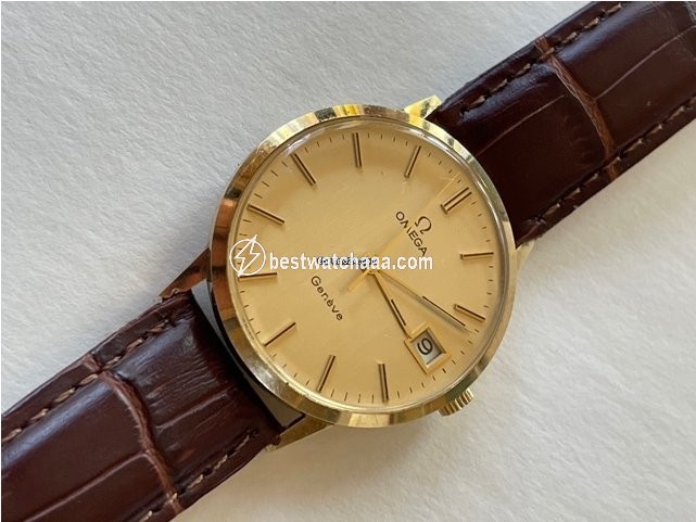 IMG_9081 Omega Geneve Mens watch Unisex Manual winding Yellow gold 132 051 Replica 4