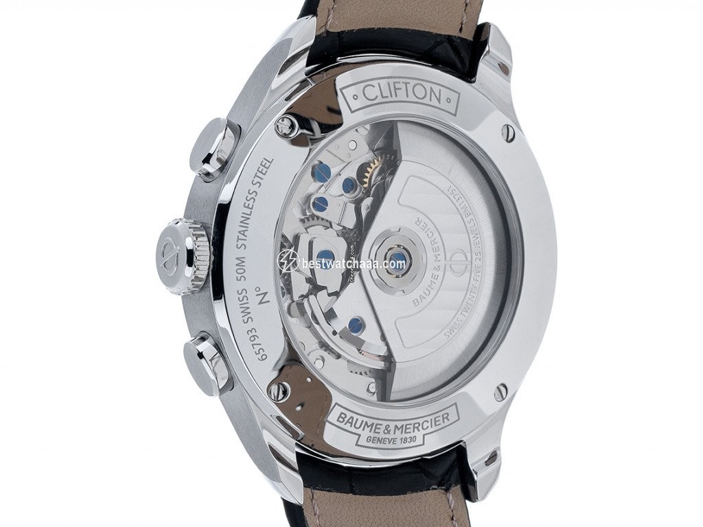 IMG_9081 Baume & Mercier Clifton Mens watch Unisex Automatic Steel MOA 10278 Replica 4