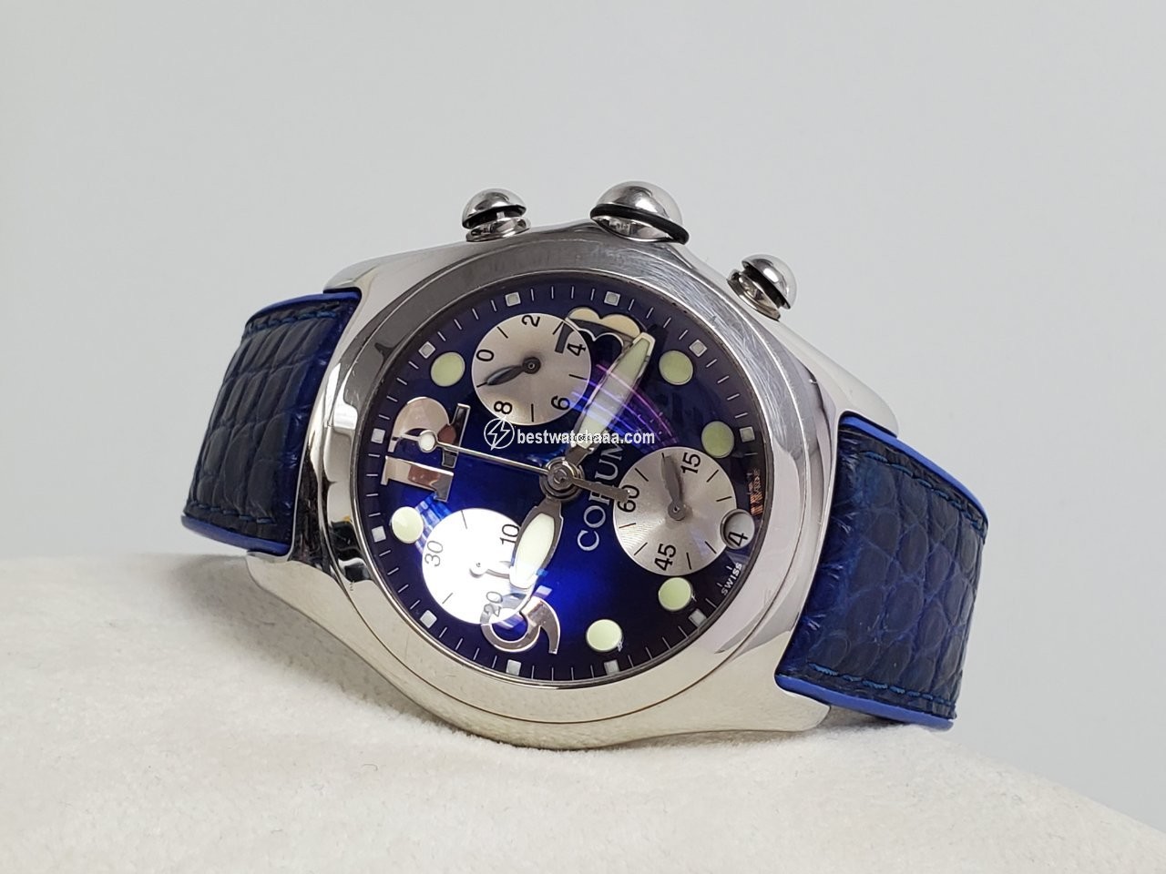 IMG_9081 Corum Bubble Mens watch Unisex Quartz Steel 396.150.20 Replica 4
