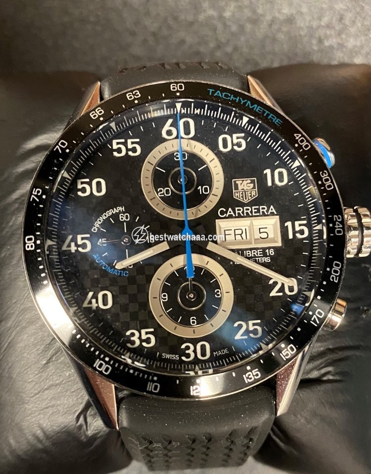 IMG_9081 TAG Heuer Carrera Calibre 16 Mens watch Unisex Automatic Steel CV2A16 Replica 4