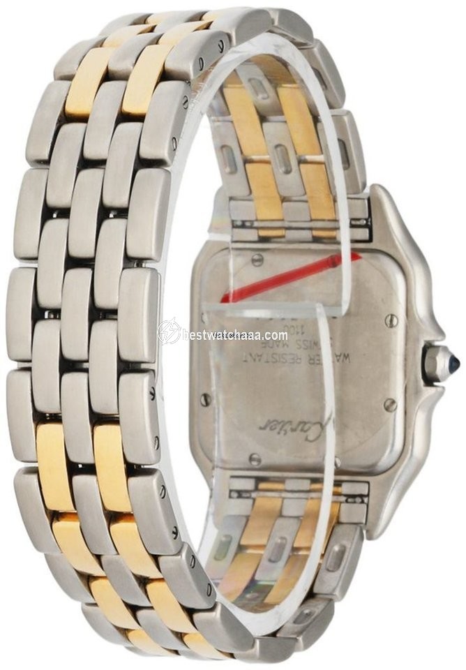 IMG_9081 Cartier Panthere Womens watch Quartz Steel 1100 Replica 4