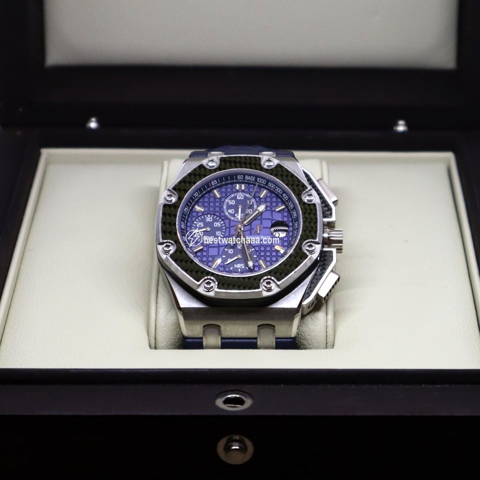IMG_9081 Audemars Piguet Royal Oak Offshore Chronograph Mens watch Unisex Automatic Platinum 26030PO.OO.D001IN.01 Replica 4