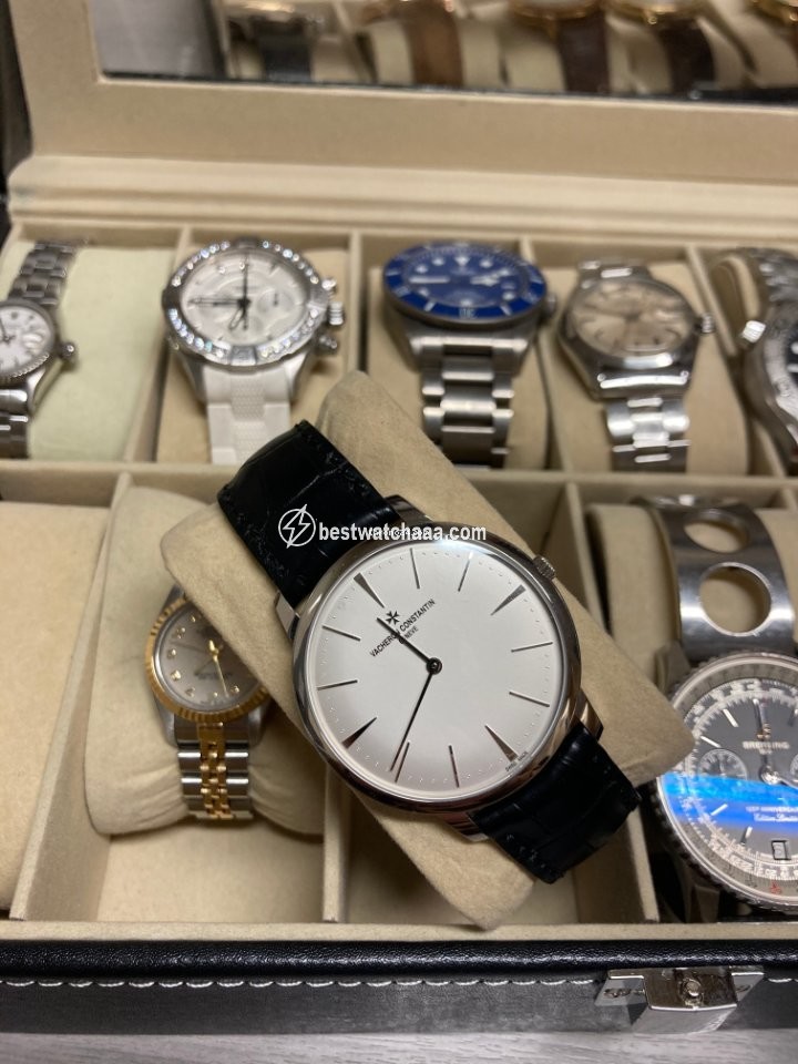 IMG_9081 Vacheron Constantin Patrimony Mens watch Unisex Manual winding White gold 81180 000G-9117 Replica 4