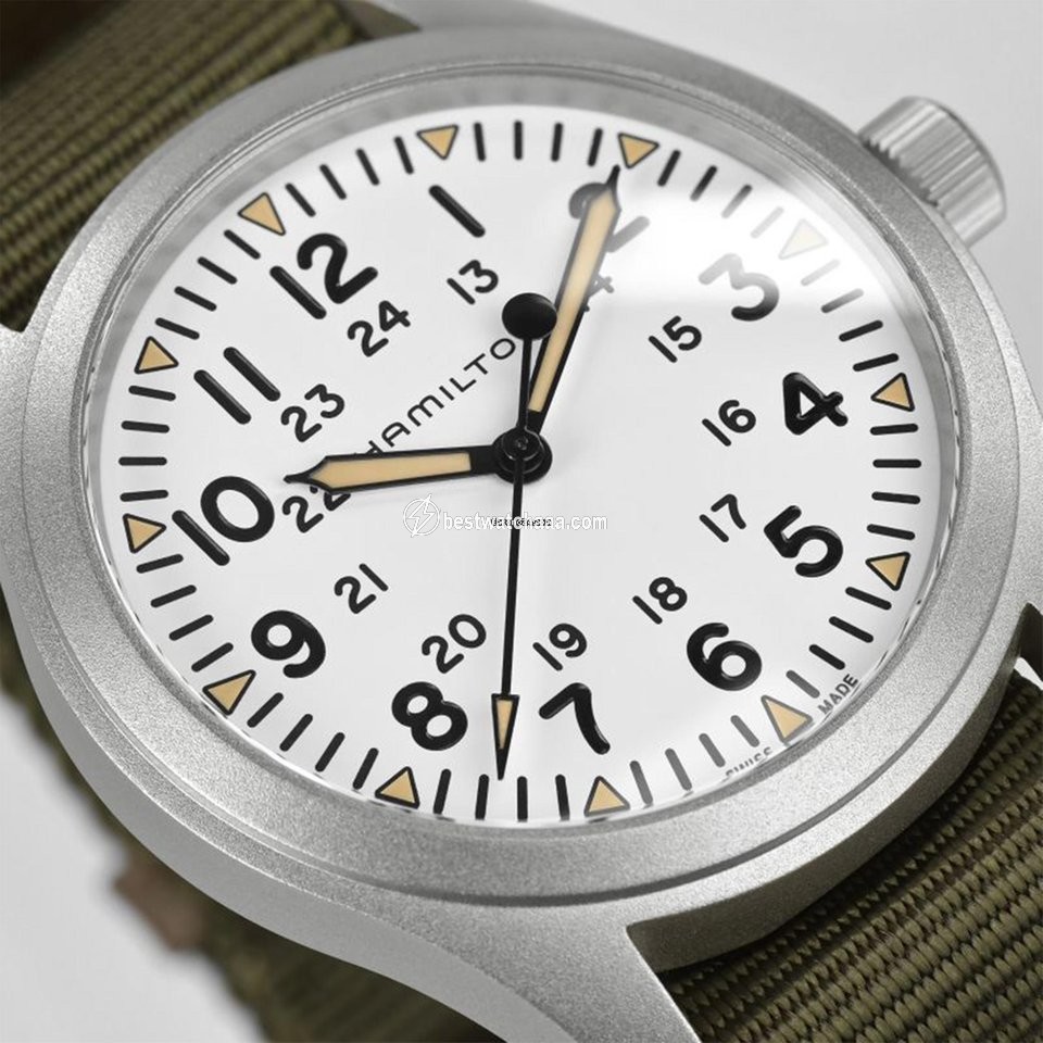 IMG_9081 Hamilton Khaki Field Mens watch Unisex Manual winding Steel H69529913 Replica 4