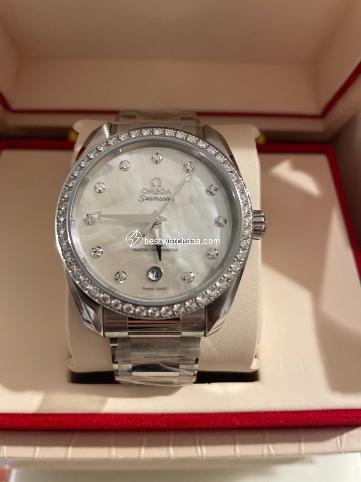 IMG_9081 Omega Seamaster Aqua Terra Womens watch Automatic Steel 220.15.38.20.55.001 Replica 4