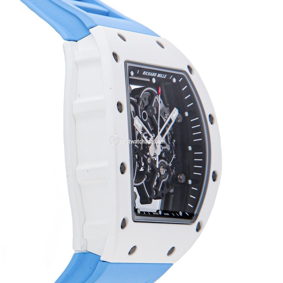 IMG_9081 Richard Mille RM 055 Mens watch Unisex Manual winding Ceramic RM 055 Replica 4