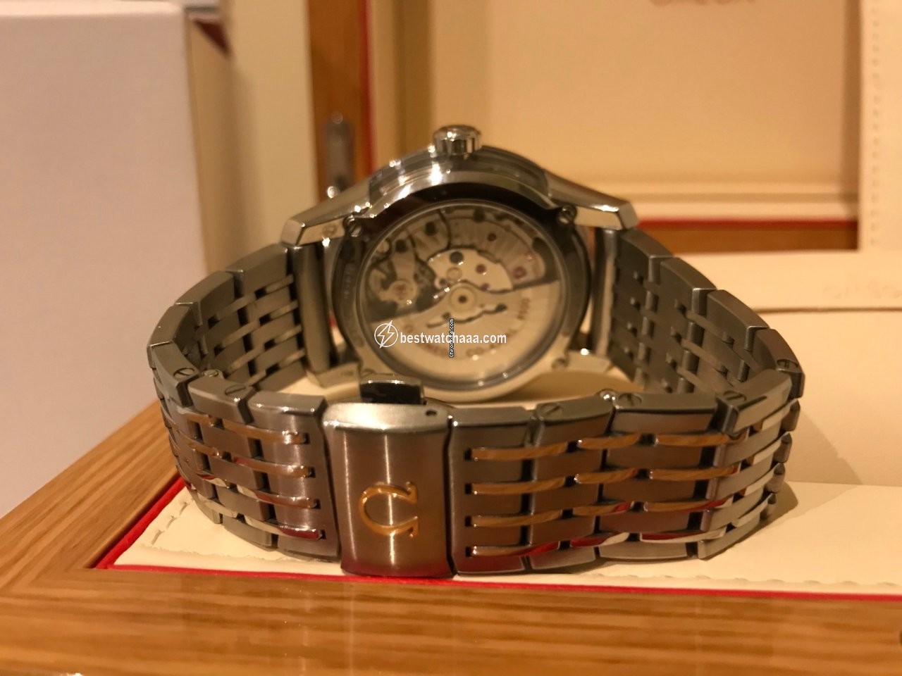 IMG_9081 Omega De Ville Hour Vision Mens watch Unisex Automatic Steel 431.30.41.21.02.001 Replica 4