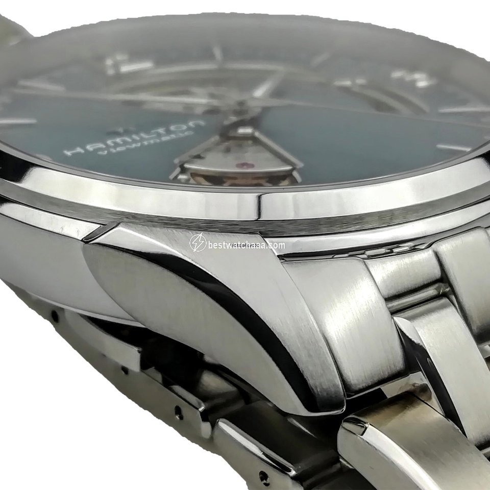 IMG_9081 Hamilton Jazzmaster Open Heart Mens watch Unisex Quartz Steel H32705142 Replica 4