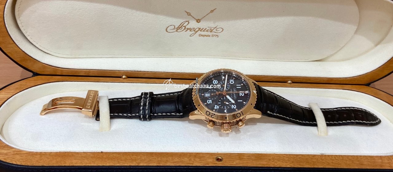 IMG_9081 Breguet Type XX - XXI - XXII Mens watch Unisex Automatic Rose gold 3810BR 92 9ZU Replica 4