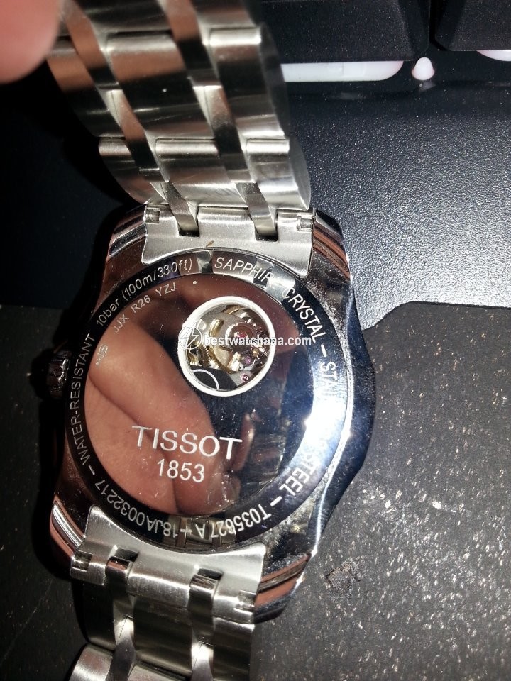 IMG_9081 Tissot Couturier Mens watch Unisex Automatic Steel T035.627.11.051.00 Replica 4