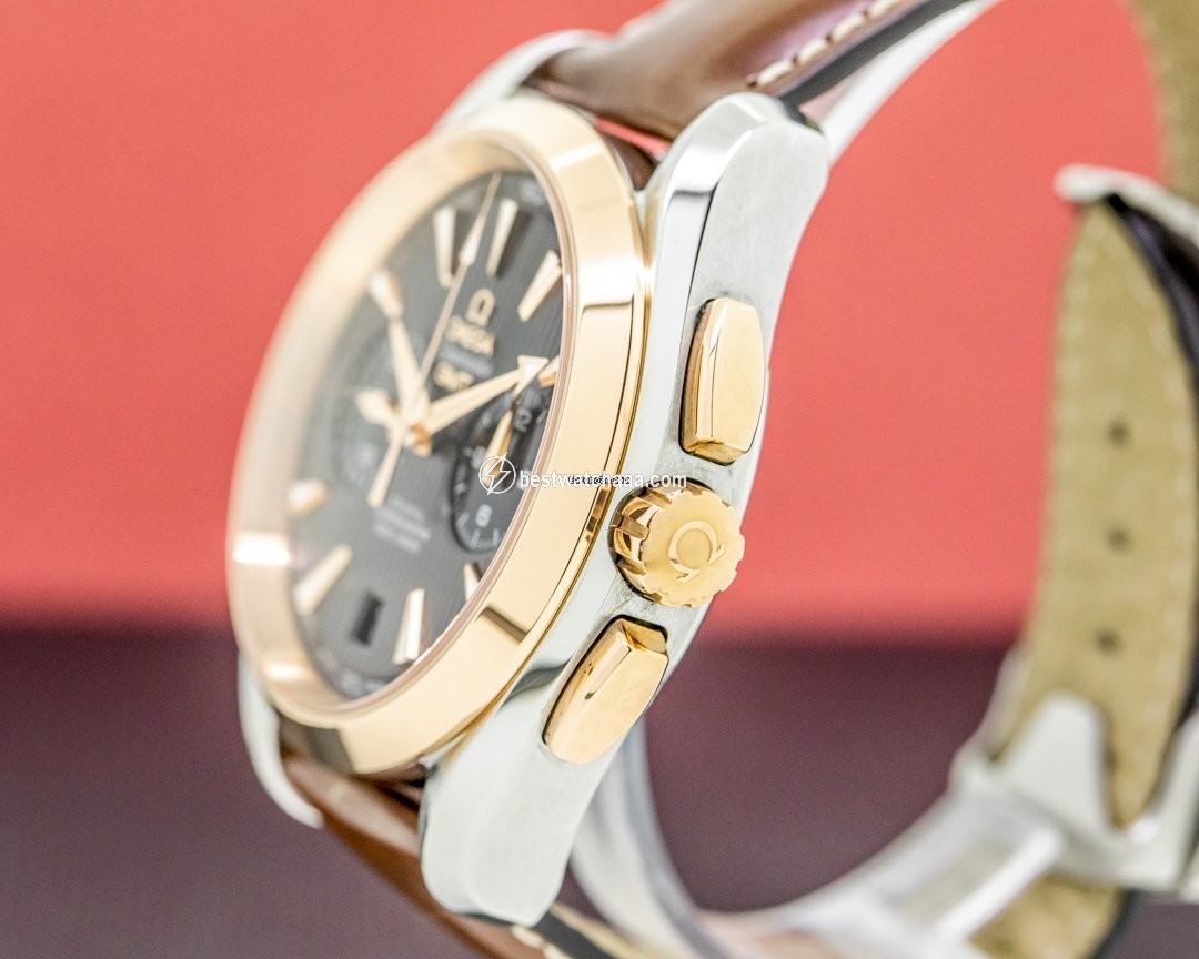 IMG_9081 Omega Seamaster Aqua Terra Mens watch Unisex Automatic Gold Steel 231.23.43.52.06.001 Replica 4
