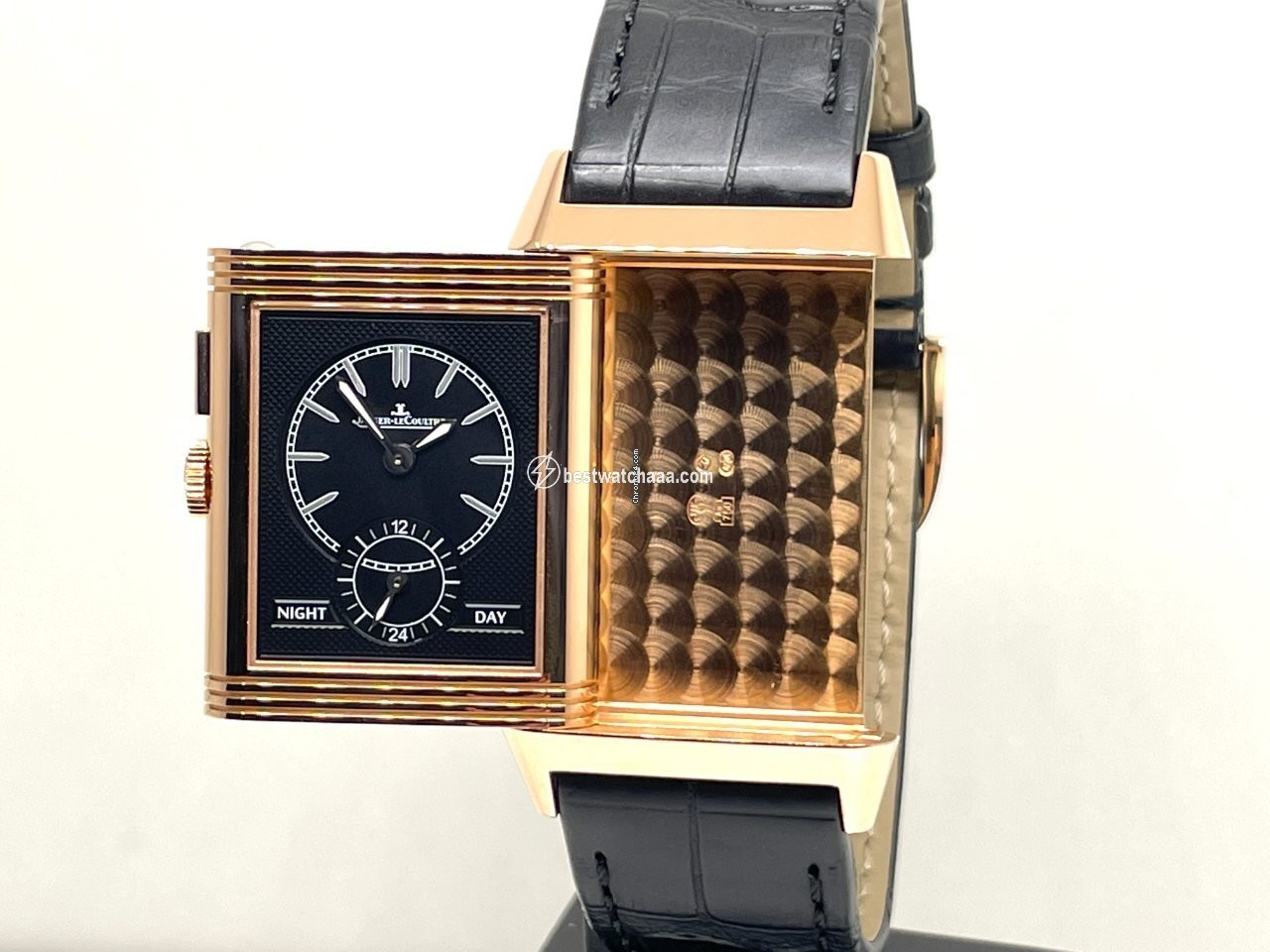 IMG_9081 Jaeger-LeCoultre Grande Reverso Ultra Thin Duoface Manual winding Rose gold Q3782520 Replica 4