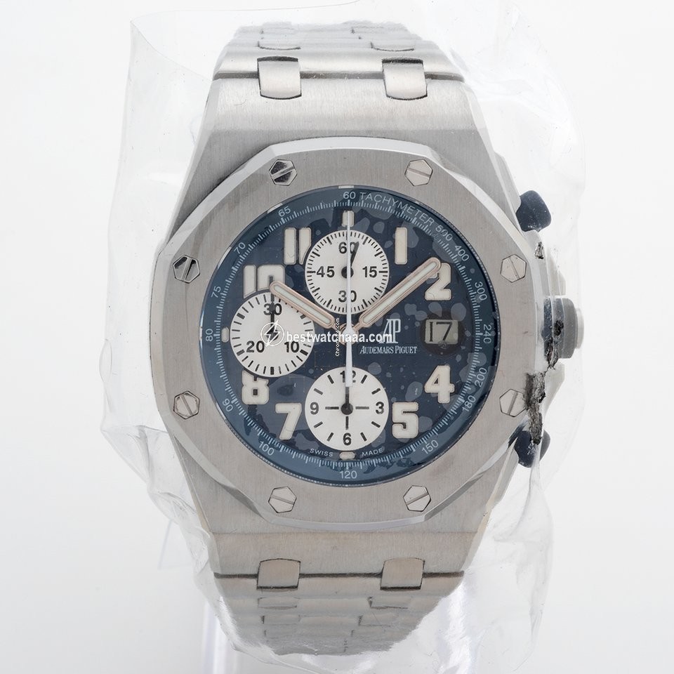 IMG_9081 Audemars Piguet Royal Oak Offshore Chronograph Mens watch Unisex Automatic Steel ST25721 Replica 4