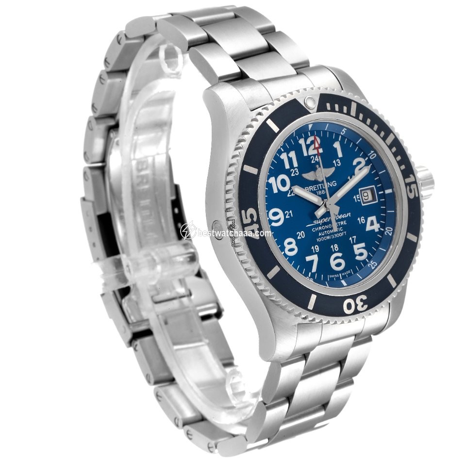 IMG_9081 Breitling Superocean II 44 Mens watch Unisex Automatic Steel A17392D8 C910 Replica 4