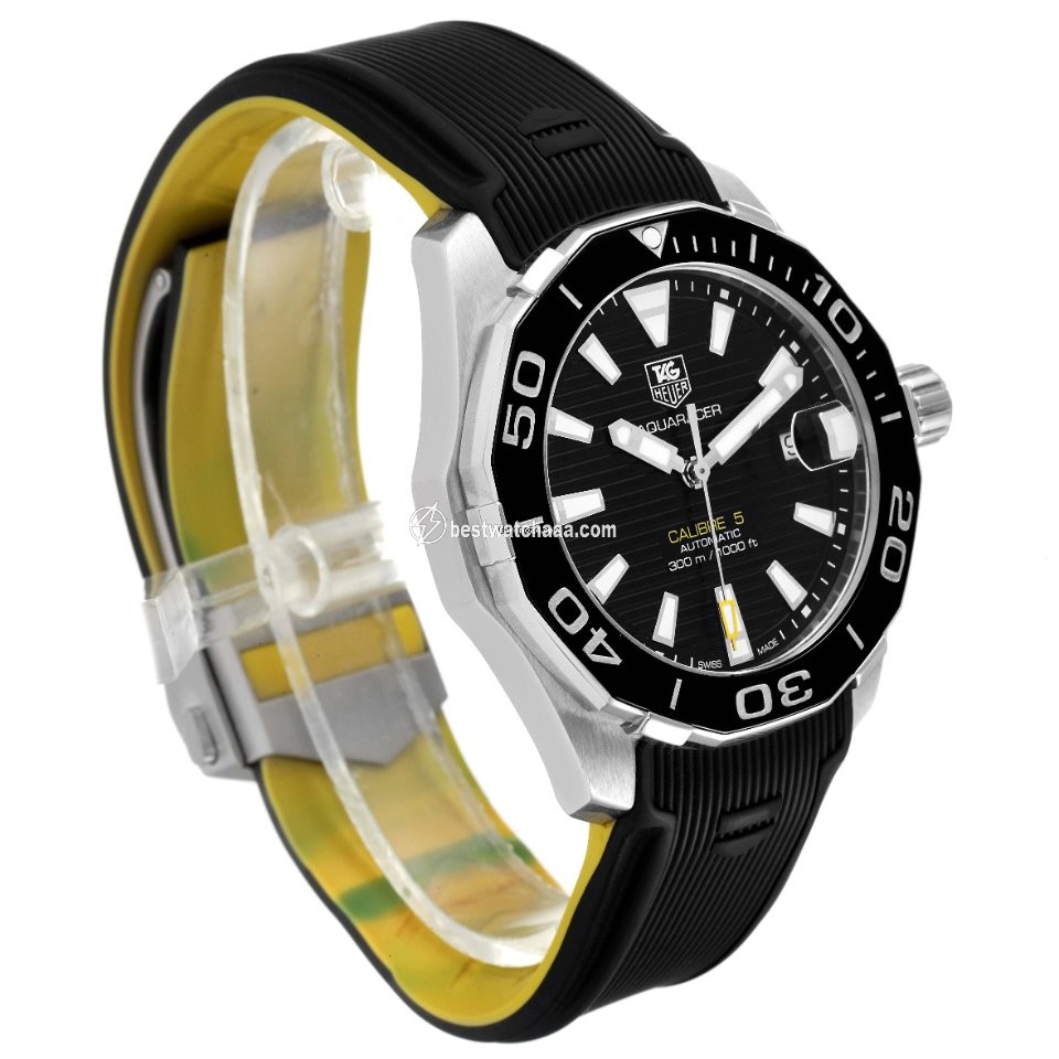 IMG_9081 TAG Heuer Aquaracer 300M Mens watch Unisex Automatic Steel WAY211A Replica 4