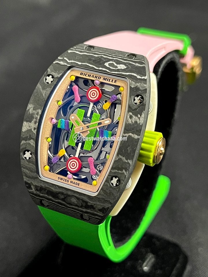 IMG_9081 Richard Mille RM 07 Mens watch Unisex Automatic Carbon RM 07-03 Replica 4