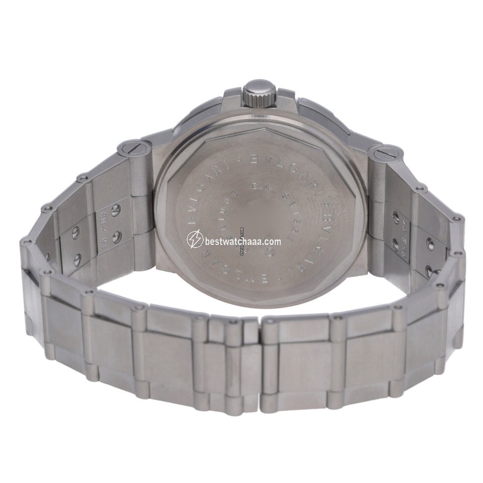 IMG_9081 Bulgari Diagono Mens watch Unisex Automatic Steel SD 38 S Replica 4