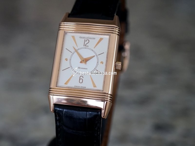 IMG_9081 Jaeger-LeCoultre Reverso Classique Mens watch Unisex Manual winding Red gold 250.2.86 Replica 4