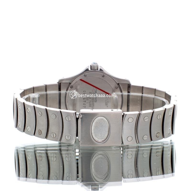 IMG_9081 Cartier Santos Quartz Steel 1561 1 Replica 4