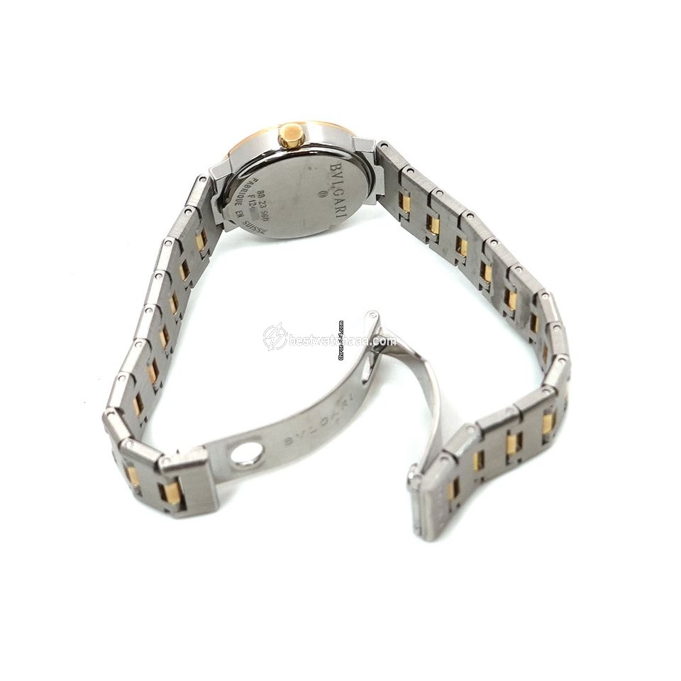 IMG_9081 Bulgari Bulgari Womens watch Quartz Gold Steel BB 23 SGD Replica 4