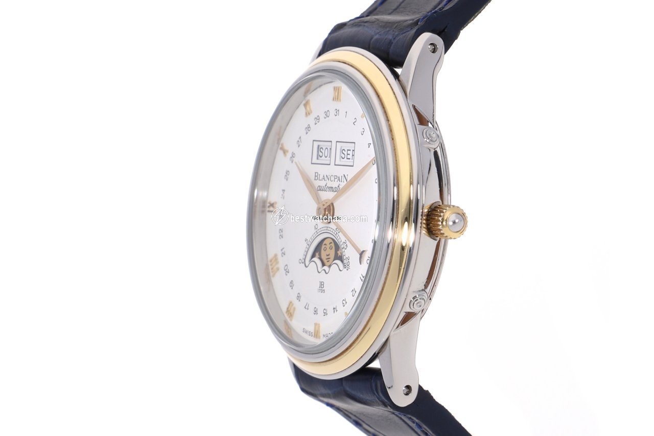 IMG_9081 Blancpain Villeret Mens watch Unisex Automatic Gold Steel 6501 Replica 4