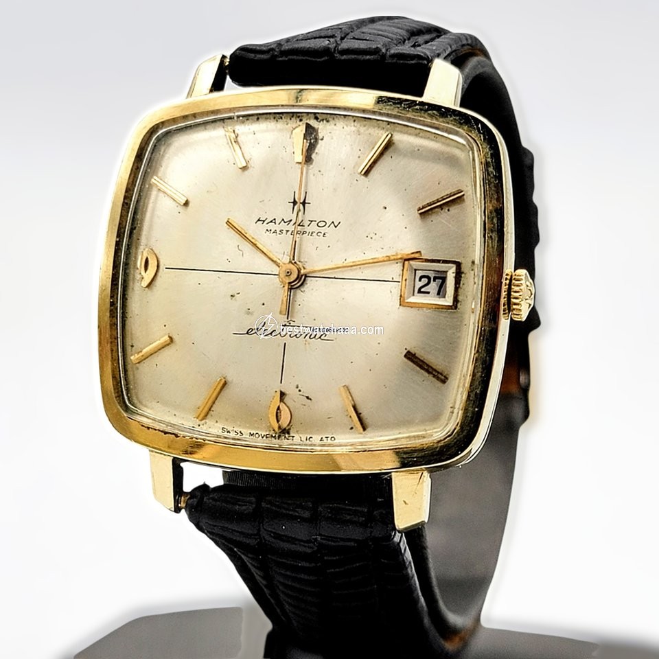 IMG_9081 Hamilton Mens watch Unisex Quartz Gold Steel Lic ATO 9154 ESA Replica 4