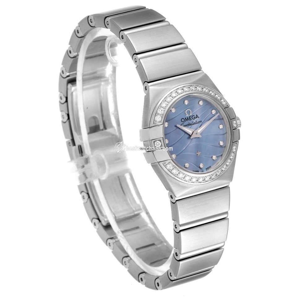 IMG_9081 Omega Constellation Quartz Womens watch Quartz Steel 123.15.24.60.57.001 Replica 4
