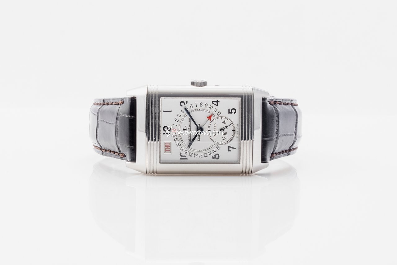 IMG_9081 Jaeger-LeCoultre Reverso Mens watch Unisex Manual winding Steel 270.8.36 Replica 4
