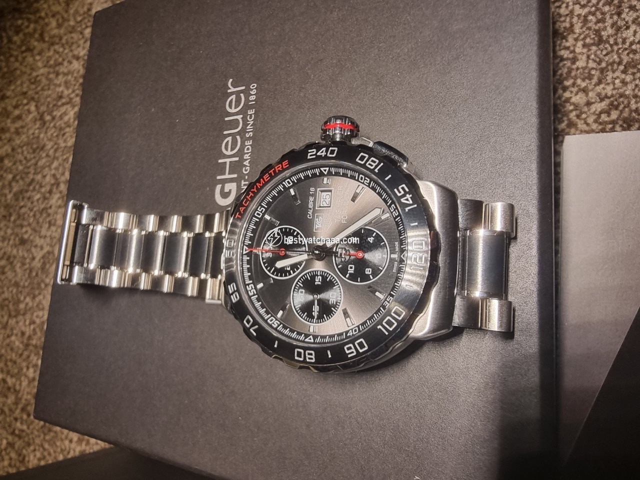 IMG_9081 TAG Heuer Formula 1 Calibre 16 Mens watch Unisex Automatic Steel CAU2011.BA0873 Replica 4