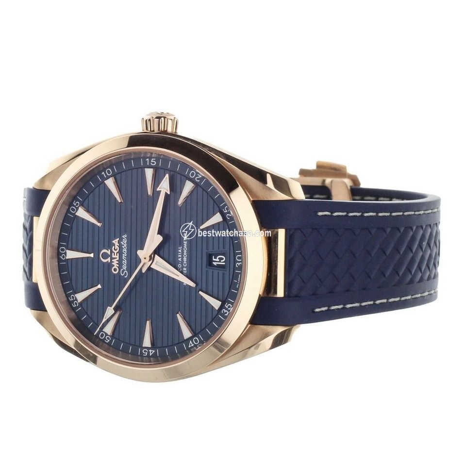 IMG_9081 Omega Seamaster Aqua Terra Mens watch Unisex Automatic Rose gold 220.52.41.21.03.001 Replica 4