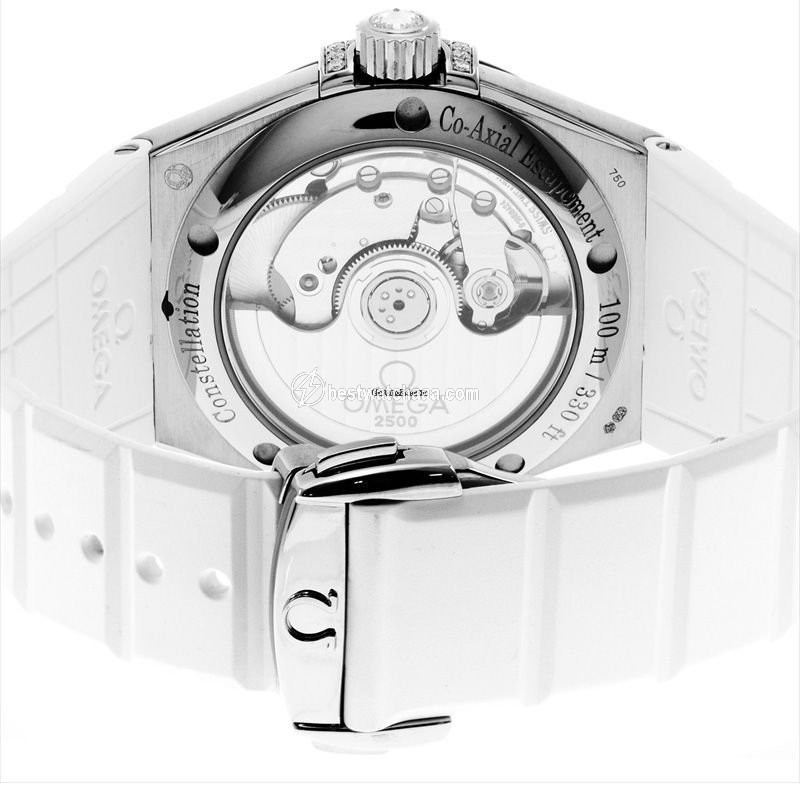 IMG_9081 Omega Constellation Ladies Womens watch Automatic White gold 12357352055005 Replica 4