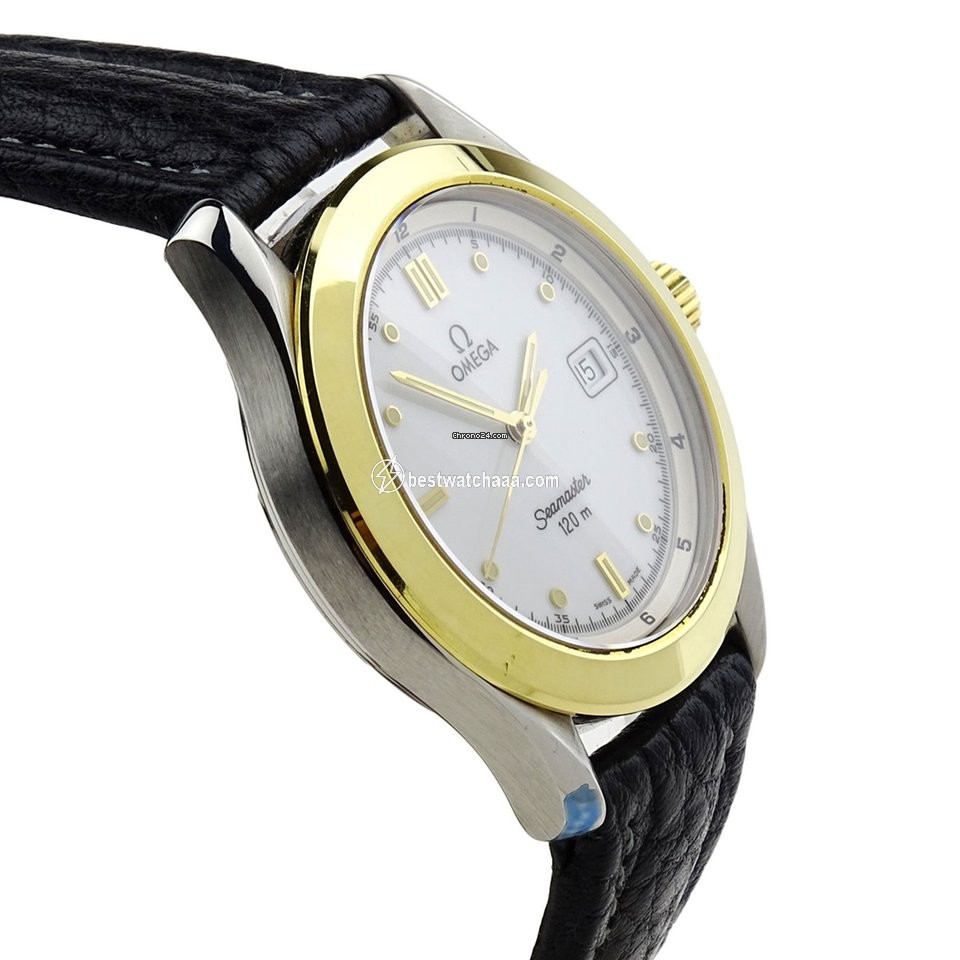 IMG_9081 Omega Seamaster Mens watch Unisex Quartz Gold Steel 2711.20.31 Replica 4