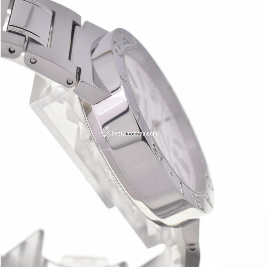 IMG_9081 Bulgari Bulgari Mens watch Unisex Automatic Steel BB38SSAUTO BB38WSSD Replica 4