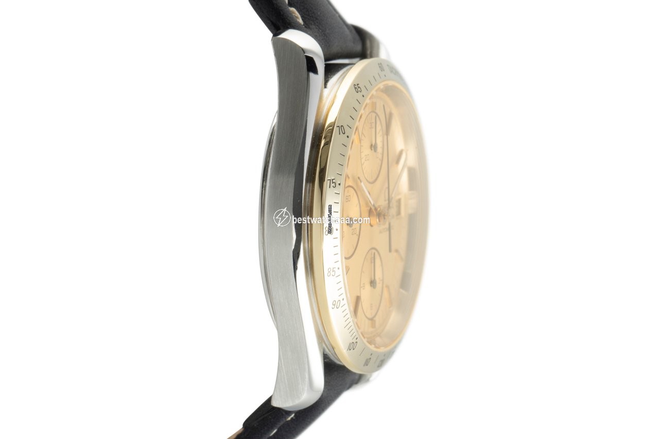 IMG_9081 Omega Speedmaster Date Mens watch Unisex Automatic Gold Steel 3311.10.00 Replica 4