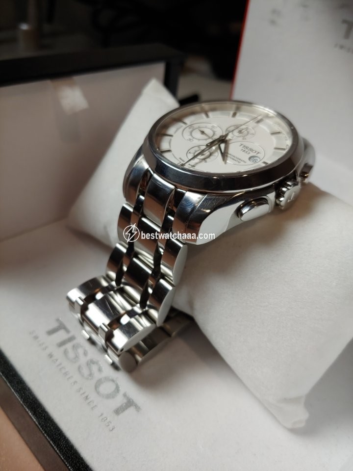 IMG_9081 Tissot Couturier Mens watch Unisex Automatic Gold Steel T035.627.11.031.00 Replica 4