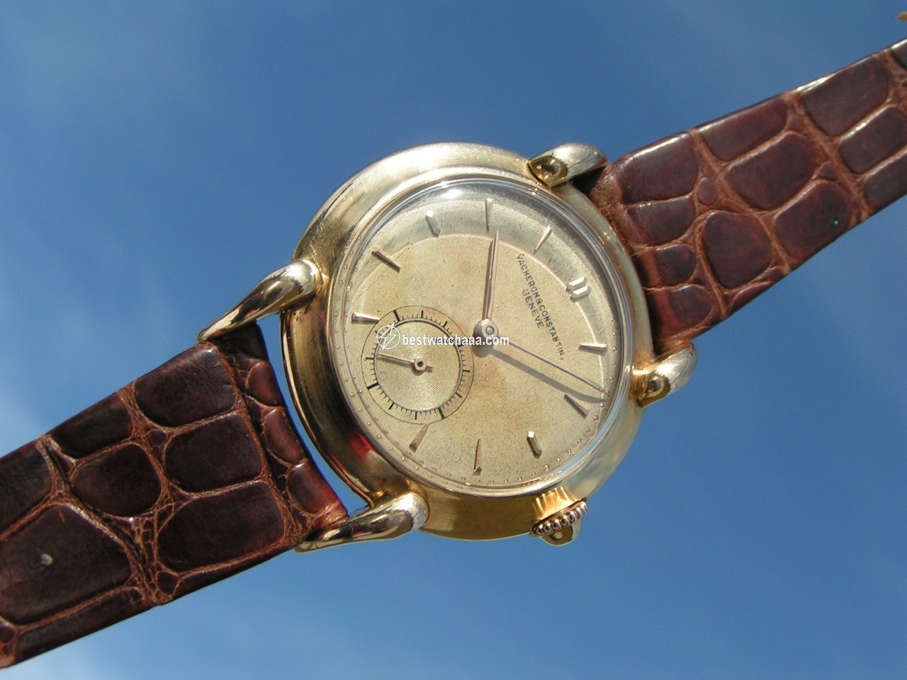 IMG_9081 Vacheron Constantin Mens watch Unisex Manual winding Yellow gold V453 Replica 4