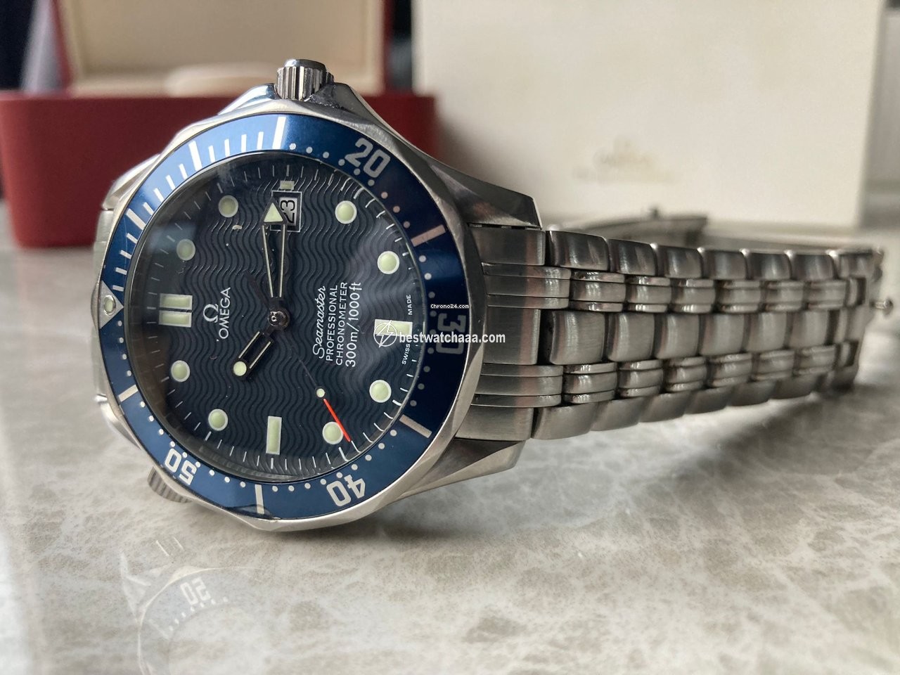 IMG_9081 Omega Seamaster Diver 300 M Mens watch Unisex Automatic Steel 25318000 Replica 4
