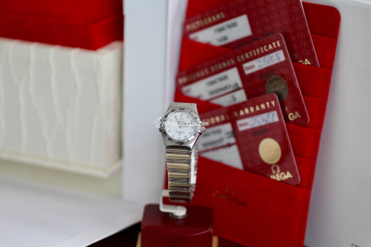IMG_9081 Omega Constellation Womens watch Quartz Steel 1566.76.00 Replica 4