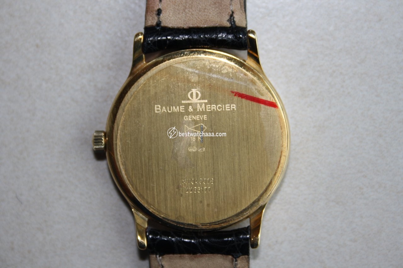 IMG_9081 Baume & Mercier Classima Mens watch Unisex Manual winding Yellow gold MV045088 Replica 4