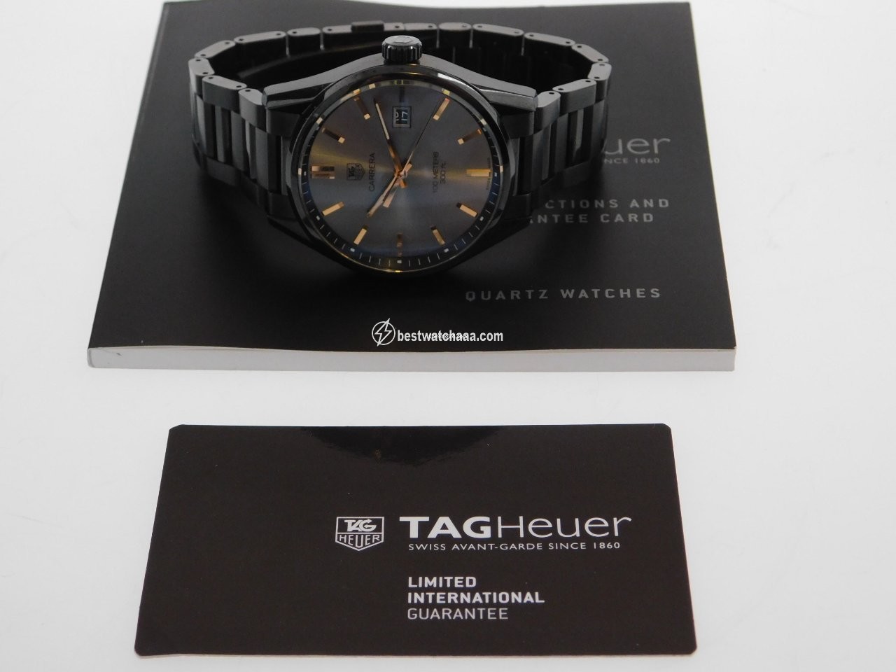 IMG_9081 TAG Heuer Carrera Lady Mens watch Unisex Quartz Steel WAR101 Replica 4