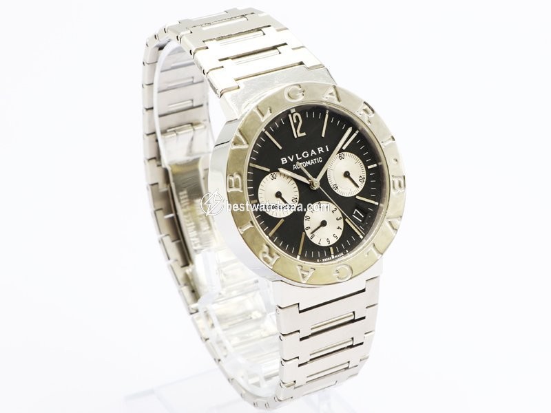 IMG_9081 Bulgari Bulgari Mens watch Unisex Automatic Steel BB38SSCH Replica 4