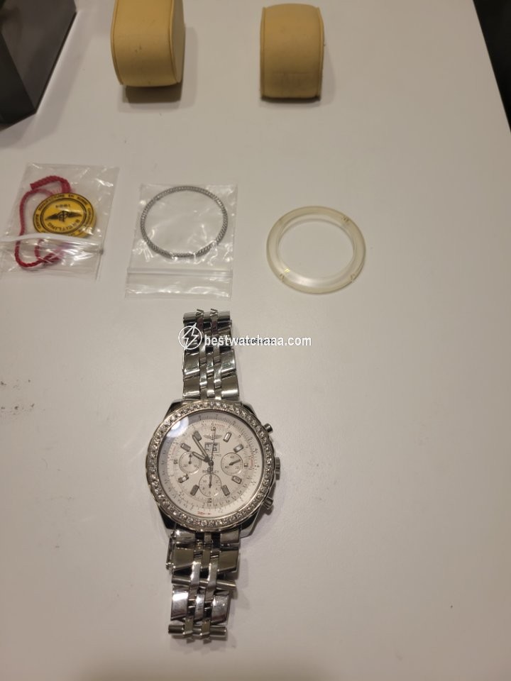 IMG_9081 Breitling Bentley 6.75 Mens watch Unisex Automatic Steel A4436212 G573 Replica 4
