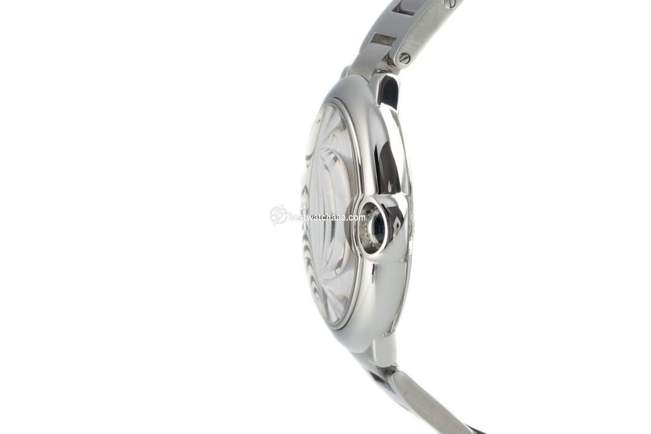 IMG_9081 Cartier Ballon Bleu 36mm Mens watch Unisex Automatic Steel W6920046 Replica 4